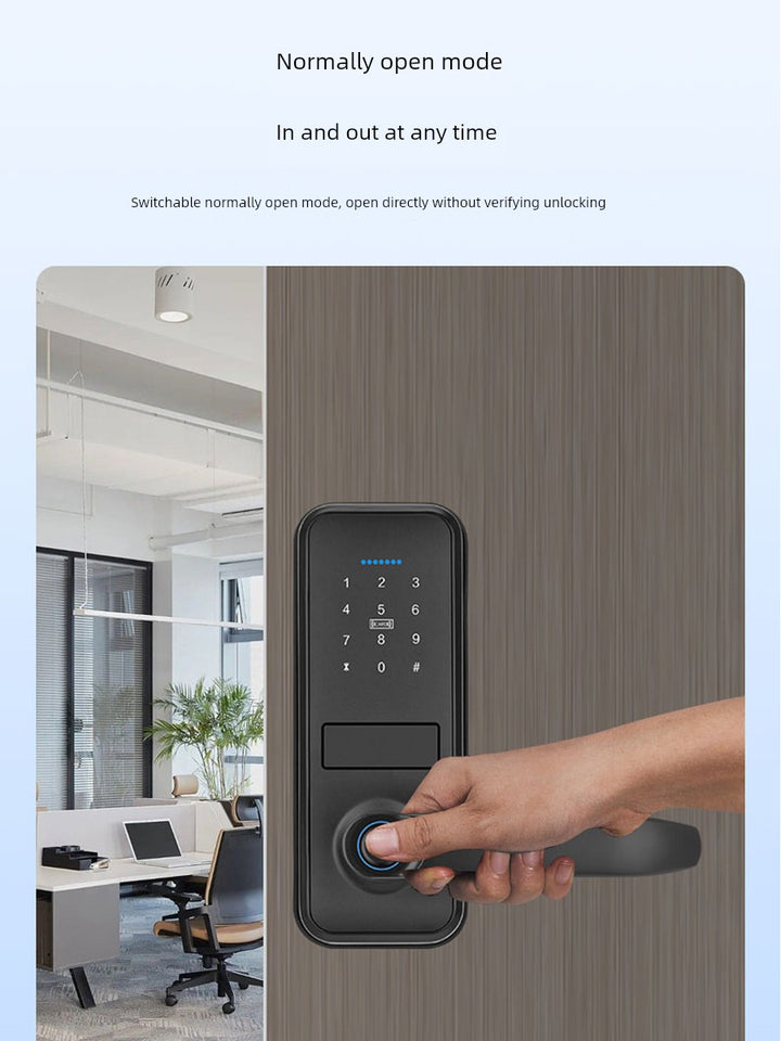 Temporary Password for Credit Card Office Punch Free Fingerprint Lock