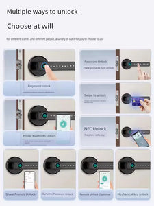 Bedroom Room Door Neutral Fingerprint Lock