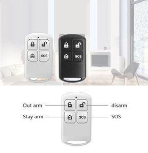 1pcs 433MHz Wireless Remote Control Detector 4 Keys EV1527 Encoding for Remotely Arm Disarm Home Security Alarm System PF50