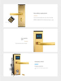 Cadoria Hotel Door Lock Card Lock Smart Magnetic Card Lock Electronic Inductive Lock Hotel Apartment B & B Card Lock