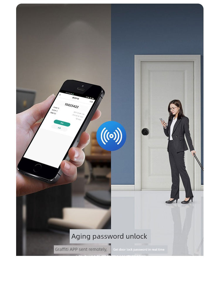 Spherical Room Door Office Neutral Fingerprint Lock