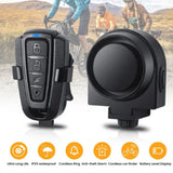 Wireless Bicycle Vibration Alarm USB Rechargeable Motorcycle Bike Alarm Remote Anti-Theft Bike Detector Alarm System