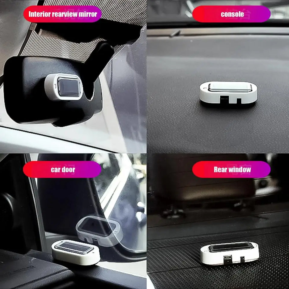 Anti Theft Car Alarm Solar Power LED Flashing Light Antitheft Alarm Systems Car Theft Light With USB Port For All Models Of Cars