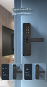 Inner Door Digital Room Remote Control Apartment Fingerprint Lock