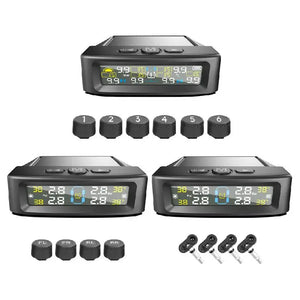 RV Tire Pressure Monitoring System, Tire Pressure Monitoring System With Solar Charging, TPMS With 4/6 Sensors And 4 Alarm Modes