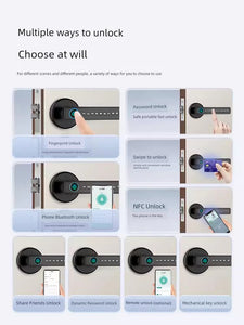 Bedroom Room Door Neutral Fingerprint Lock