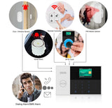 1pcs 433MHz Wireless Remote Control Detector 4 Keys EV1527 Encoding for Remotely Arm Disarm Home Security Alarm System PF50