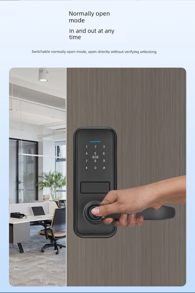 Temporary Password for Credit Card Office Punch Free Fingerprint Lock