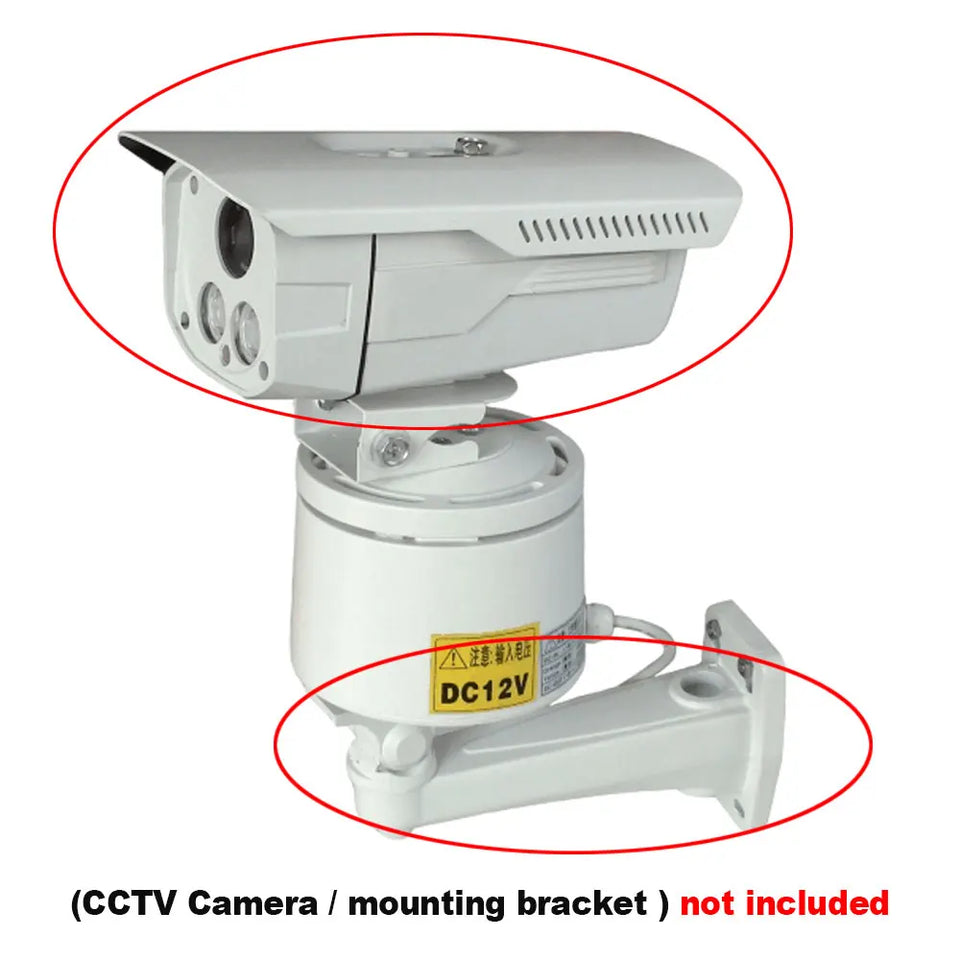 DC 12V Outdoor waterproof Pan/Tilt Built-in Decoder PT SCANNER for Security Camera Mounting bracket Camera Pan-Tilt