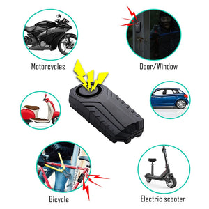 Security Anti Lost Wireless Remote Control Waterproof Vibration Detector Motorcycle Electric Bicycle Car Bike Alarm Sensor