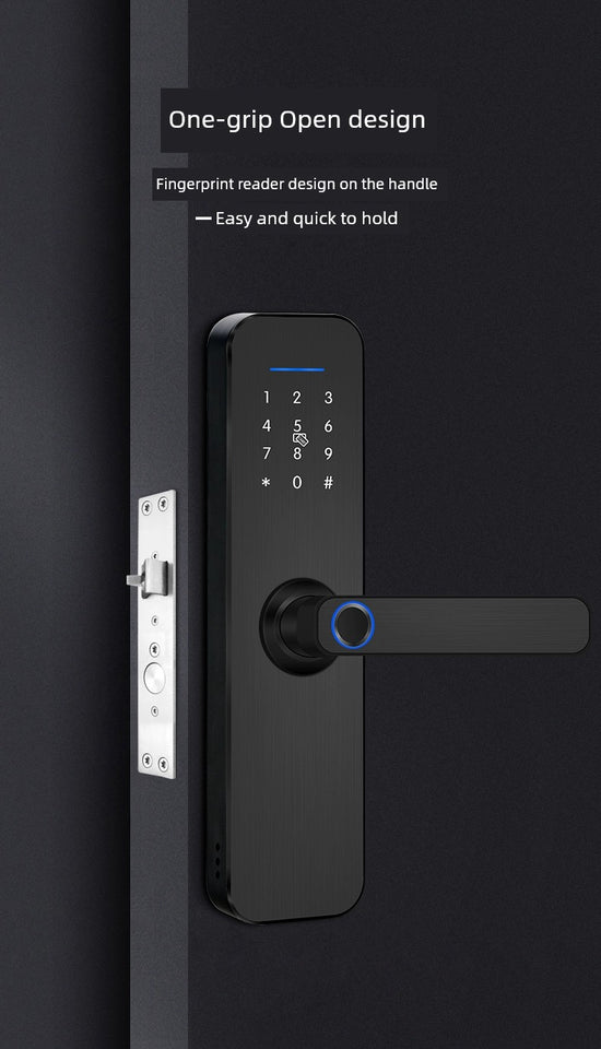 Inner Door Digital Room Remote Control Apartment Fingerprint Lock