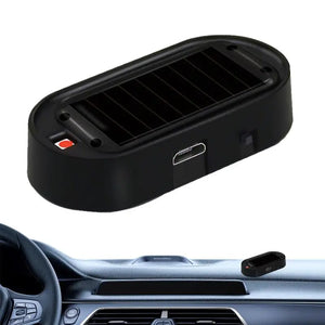 Anti Theft Car Alarm Solar Power LED Flashing Light Antitheft Alarm Systems Car Theft Light With USB Port For All Models Of Cars