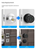 Indoor Fingerprint Lock Bedroom Office Password Lock Room Wooden Door Smart Lock Replaceable For Home Spherical Electronic Lock