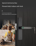 Indoor Bedroom Room Wooden Door Fingerprint Lock Apartment Password Lock For Home Office Electronic Lock Smart Door Lock Neutral