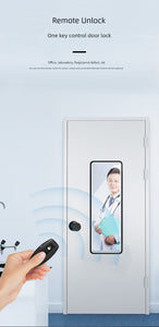 Indoor Fingerprint Lock Bedroom Office Password Lock Room Wooden Door Smart Lock Replaceable For Home Spherical Electronic Lock