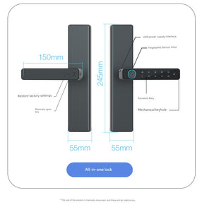 Room Bedroom Door Apartment Bed & Breakfast Digital Fingerprint Lock