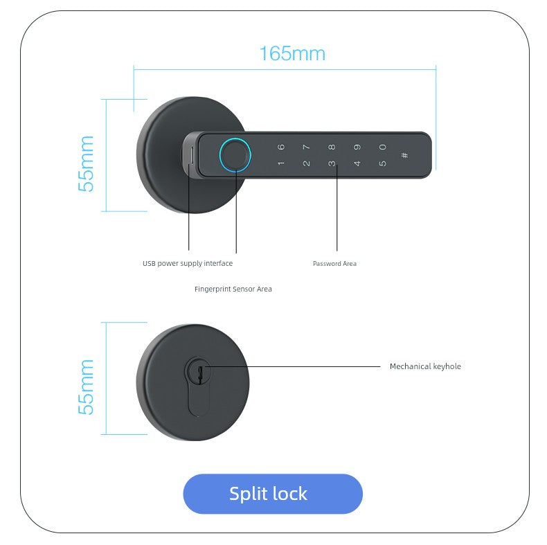 Room Bedroom Door Apartment Bed & Breakfast Digital Fingerprint Lock