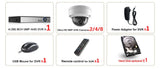 H.265 5MP AHD Camera Set Outdoor Waterproof CCTV Camera Security System Kit Dome 8CH DVR Vdieo Surveillance System Kit XMEYE 4CH